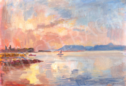  Iványi Grünwald, Béla - Lights on Lake Balaton, 1939 