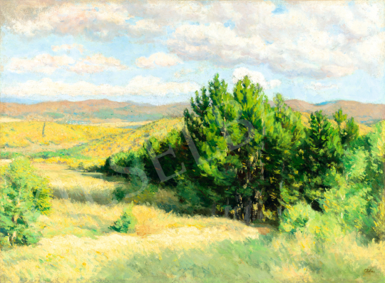  Glatz, Oszkár - Sunlit Landscape, 1900s | 75th Autumn auction auction / 42 Lot