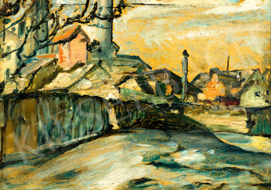  Scheiber, Hugó - Edge of the Town, c. 1919 | 75th Autumn auction auction / 50 Lot