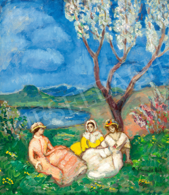  Iványi Grünwald, Béla - Ladies Outdoors, c. 1910 | 75th Autumn auction auction / 56 Lot