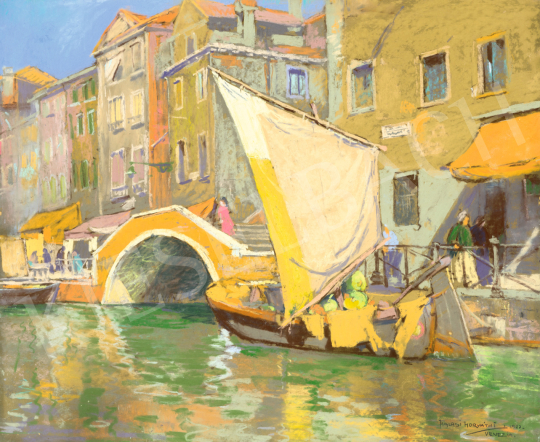 Halasi Horváth, István (Horváth István) - Sunlit Afternoon in Venice, 1927 | 75th Autumn auction auction / 62 Lot