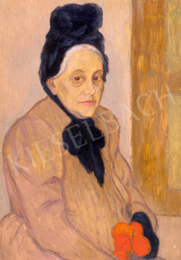 Rippl-Rónai, József - Aunt Reithoffer with Cynias, 1899 