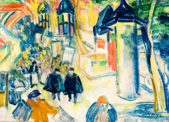  Vaszary, János - Parisian Street, 1925 | 75th Autumn auction auction / 95 Lot