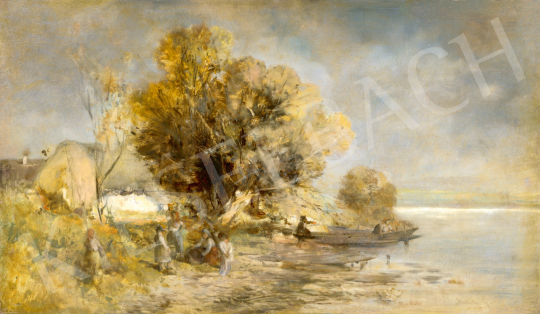 Mészöly, Géza - Lake Balaton in Autumn, c. 1880 | 75th Autumn auction auction / 133 Lot