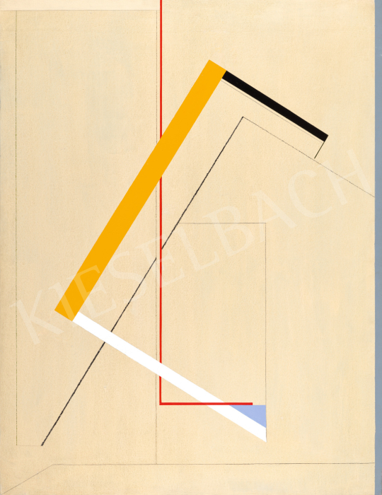  Konok, Tamás - Composition, 1988 | 75th Autumn auction auction / 204 Lot