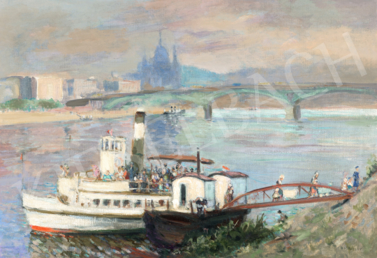  Boldizsár, István - Cruise on the Danube (Budapest) | 75th Autumn auction auction / 221 Lot