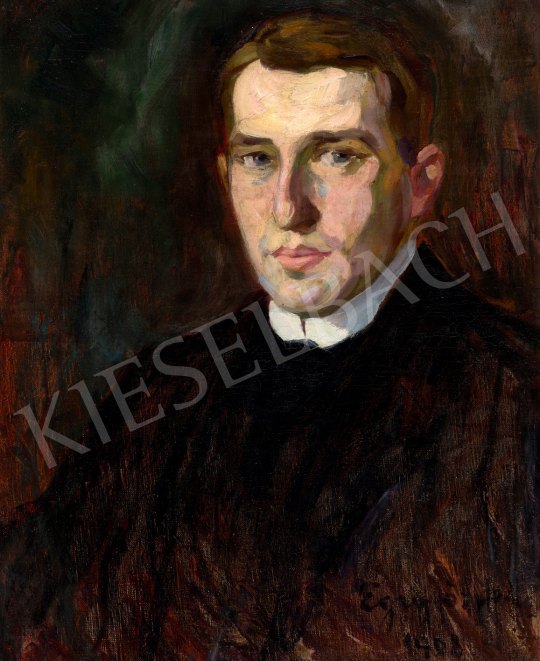 Egry, József - Self-Portrait, 1908 | 75th Autumn auction auction / 232 Lot