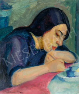  Schönberger, Armand - Young Girl Writing a Letter, 1913 