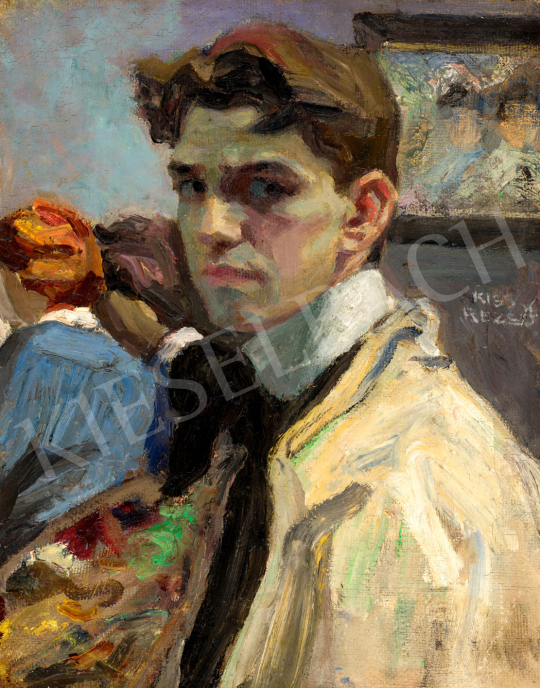 Kiss, Rezső - Self-Portrait as a Young Man, c. 1910 | 75th Autumn auction auction / 231 Lot