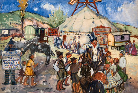  Kássa, Gábor - Circus Donnerth | 75th Autumn auction auction / 259 Lot