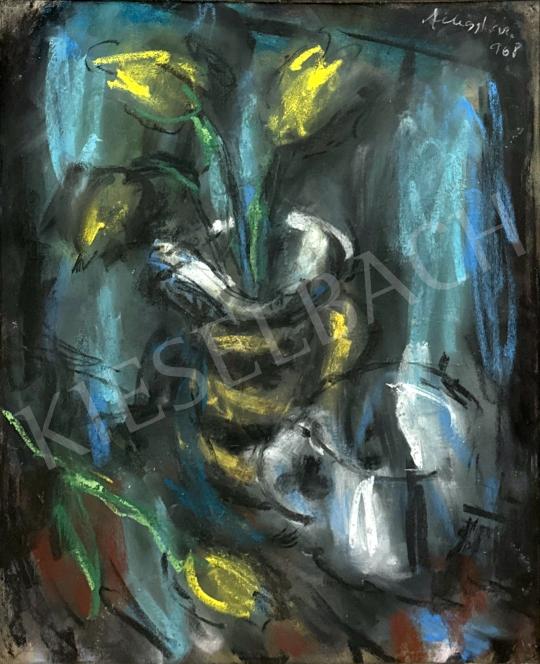 For sale  Félegyházi, László - Flower Still-life, 1968  's painting