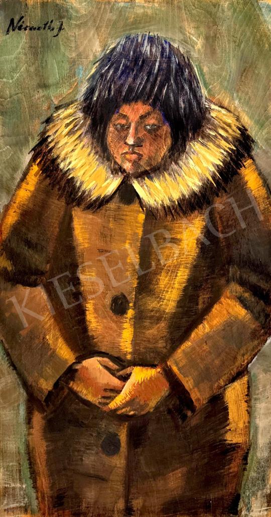 For sale  Németh, József - Woman in fur 's painting