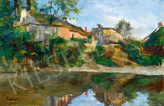 Zemplényi, Tivadar - Houses by the Water (Mirroring) | 76th auction auction / 62 Lot