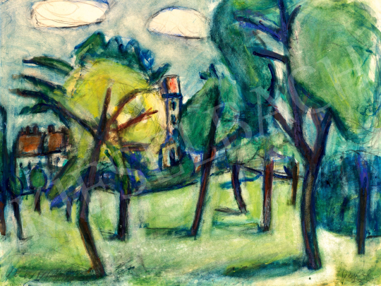  Czóbel, Béla - Park Scene, 1923 | 76th auction auction / 93 Lot