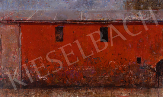  Frey, Krisztián - House with Red Wall (Inscription on the Wall), late 1950 | 76th auction auction / 103 Lot