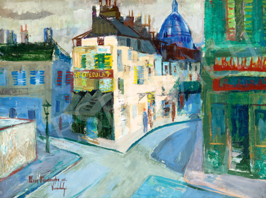  Vásárhelyi Kovács Tibor - Párizs, Montmartre-i részlet (Sacré Cœur), 1966 | 76. aukció aukció / 132 tétel