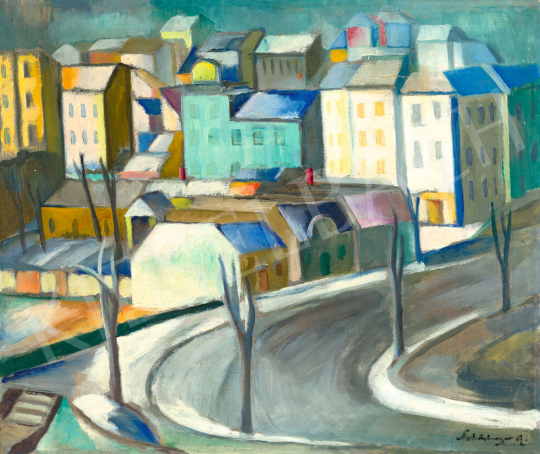  Schönberger, Armand - Street in Budapest, c. 1930 | 76th auction auction / 144 Lot