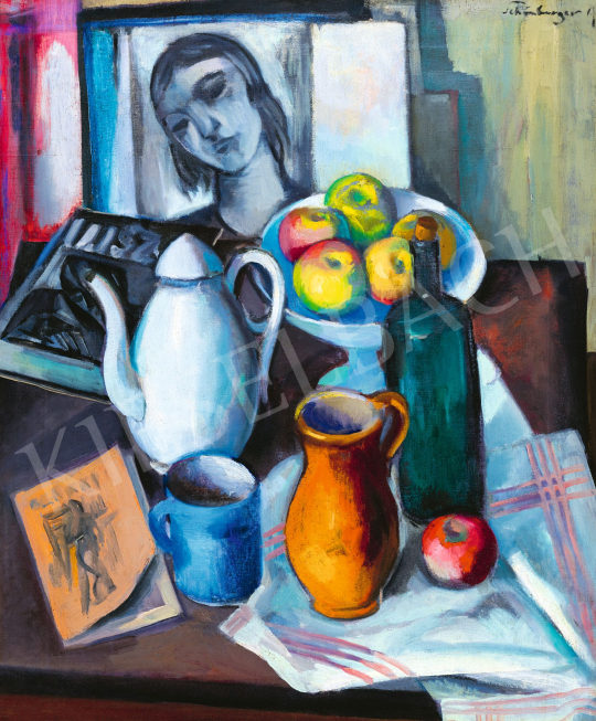  Schönberger, Armand - Studio Still-Life with Painting and a Magazine | 76th auction auction / 177 Lot