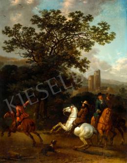  Calraet, Abraham van - Horse-Ridersin Mediterranian Landscape 