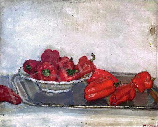 For sale  Kunffy, Lajos - Still life with peppers, 1947  's painting