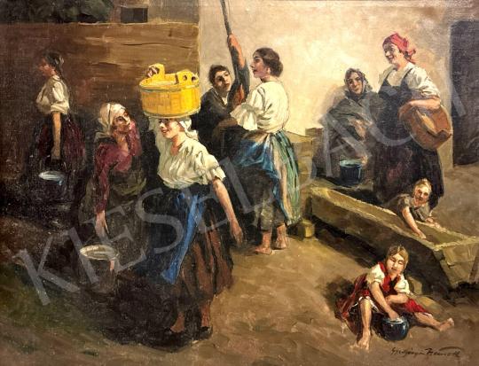 For sale Gyertyáni Németh, Gyula - Washing women  's painting