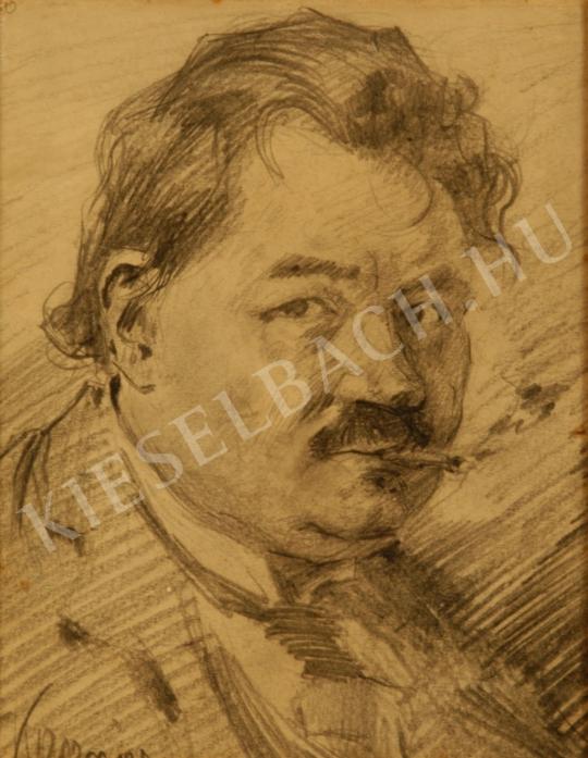 Kasznár Ring, Jenő (Kasznár Jenő, Ring Jenő) - Self-Portrait painting