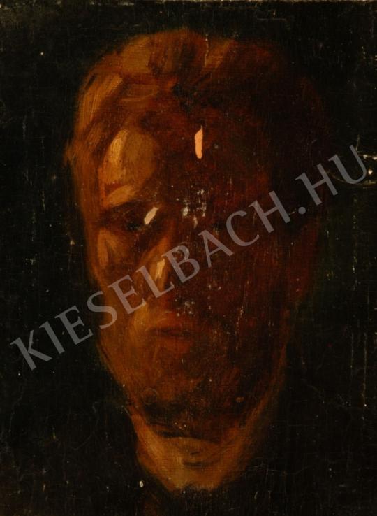 Kacziány, Ödön - Self-Portrait painting