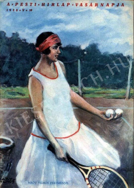  Nagy, Vilmos - Playing Tennis painting