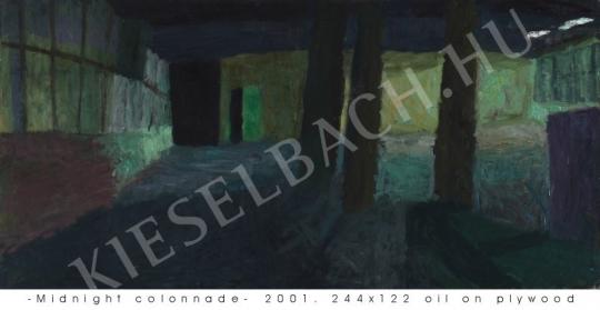 Nagy, Géza - Midnight colonnade2002 painting